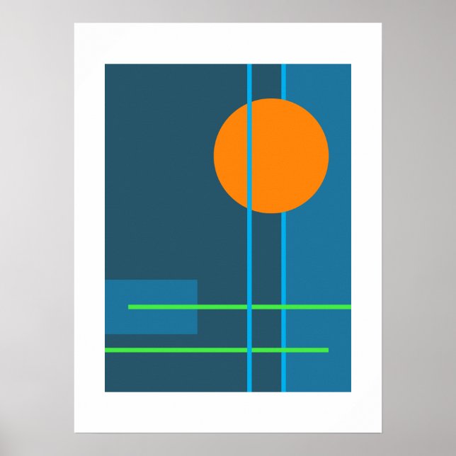 POSTER ABSTRAIT 4 (Devant)