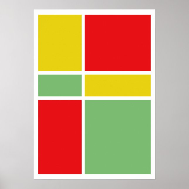 Poster Abstrait #454 (Devant)