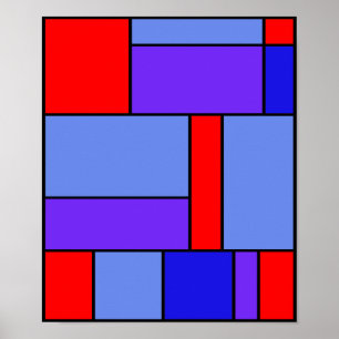 Poster Abstrait #483