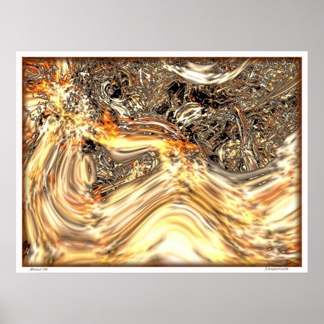 Poster Abstrait #58 (Devant)