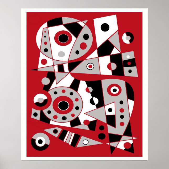 Poster Abstrait #953 (Devant)