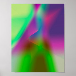 Poster Abstrait coloré minimal modifiable ajouter votre t