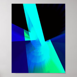 Poster Abstrait coloré minimal modifiable ajouter votre t