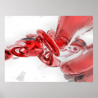 Poster Abstrait de la coagulation