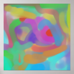 Poster Abstrait Douce