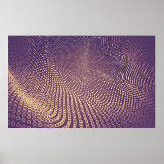 Poster Abstrait espace polygonal bas poly foncé arrière -