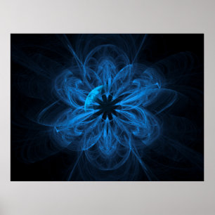 Poster abstrait fractal
