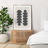 Abstrait géométrique moderne minimaliste scandinav