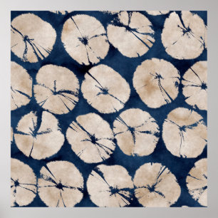 Poster Abstrait motif floral oriental. Motif.p sans faill