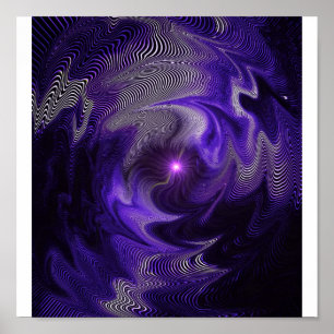 Poster Abstrait pourpre