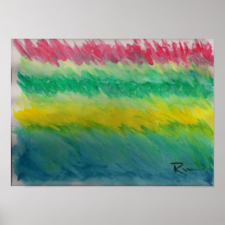 Poster Abstrait - Tempête avant le calme