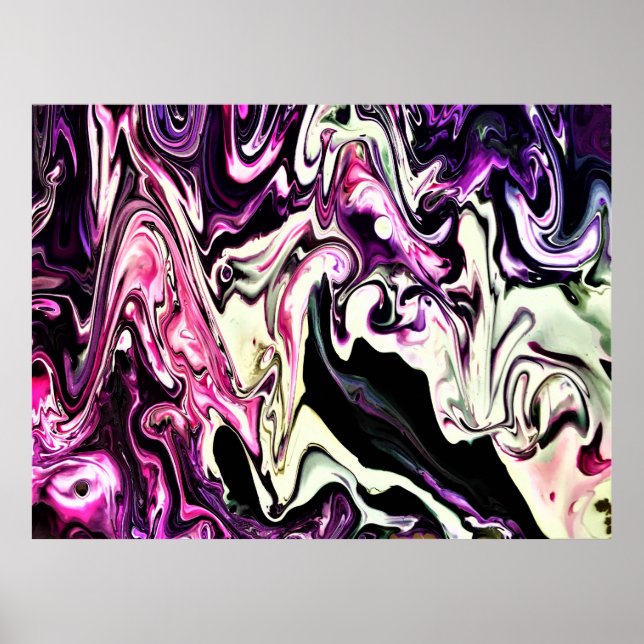 Poster Abstraite Color Study 213, (Devant)