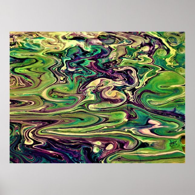 Poster Abstraite Color Study 299, (Devant)