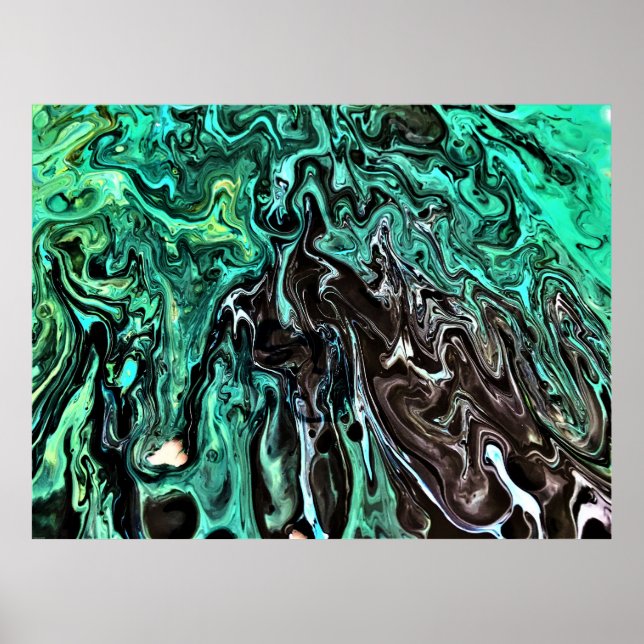 Poster Abstraite Color Study 300, (Devant)