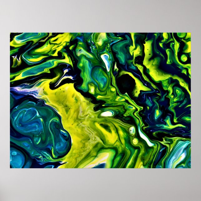 Poster Abstraite Color Study 319, (Devant)
