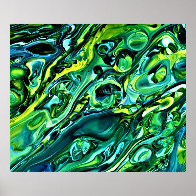 Poster Abstraite Color Study 320, (Devant)