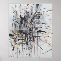 Poster | Abstrakte Kunst | AI-Inhalt