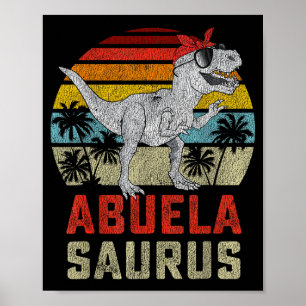 Poster Abuelasaurus T Rex Dinosaure Abuela Saurus Famille