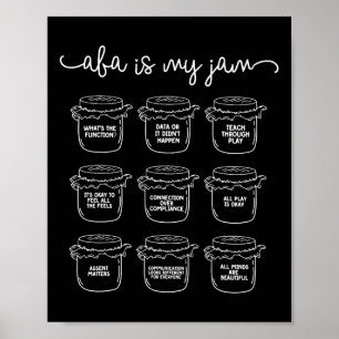 Poster Aby Est Mon Analyste De Comportement De Sensibilis