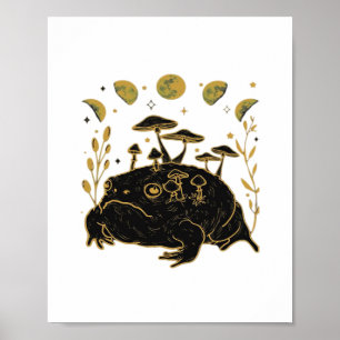 Poster Academia Moon Sorcière Goblincore Esthétique Greno