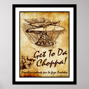 Poster Accéder À Da Choppa - Hélicoptère Leonardo da Vinc