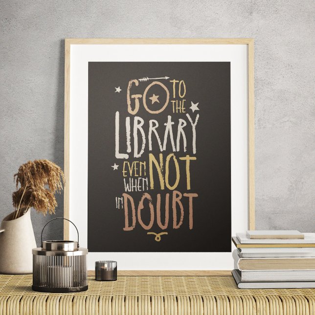 Poster Accéder au devis de bibliothèque (Créateur téléchargé)