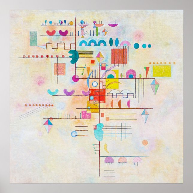 Poster Accent Doux, Wassily Kandinsky (Devant)