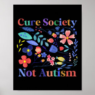 Poster Acceptation des sensibilisations sur l'autisme Cur