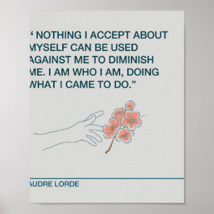 Poster Accepter Audre Lorde