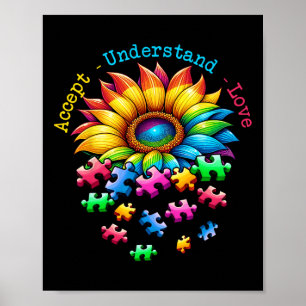 Poster Accepter Comprendre l'amour Sensibilisation sur l'