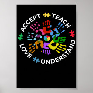 Poster Accepter Enseigner Comprendre Amour Discours Ensei