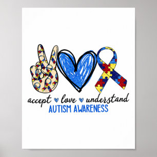 Poster Accepter l'amour comprendre la Sensibilisation sur