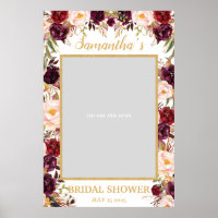 Accessoire de photo Fleur Rose Floral Bourgogne Ma