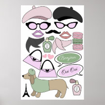 Accessoires de photomaton pour anniversaire sur le