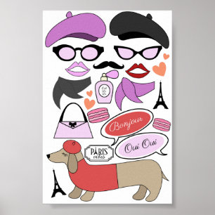 Poster Accessoires de photomaton sur le thème d'Emily in