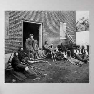 Poster Accidents de guerre civile, 1864