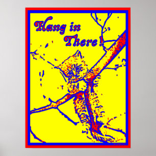 Poster Accrochez-Vous À L'Affiche Kitty