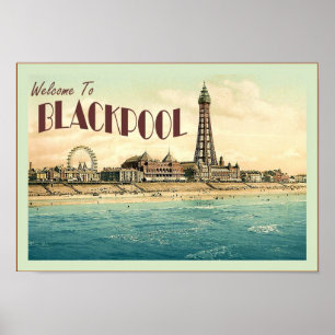 Poster Accueil à l'affiche de Vintage voyage de ~ de
