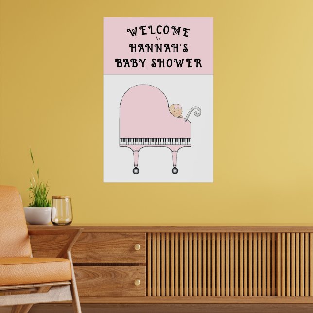 Poster Accueil baby shower (Salon 2)