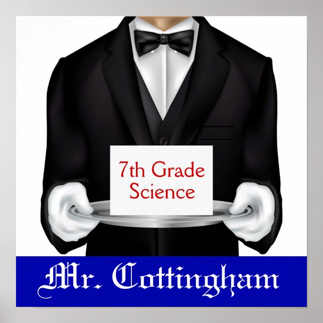 Poster Accueil de la classe de l'enseignant de l'école -  (Devant)