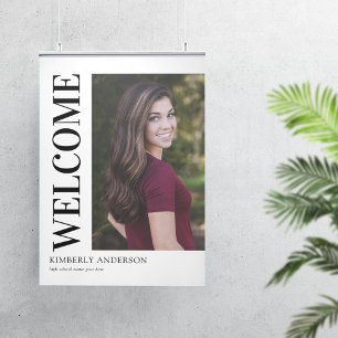 Poster Accueil de la Graduation Photo Moderne