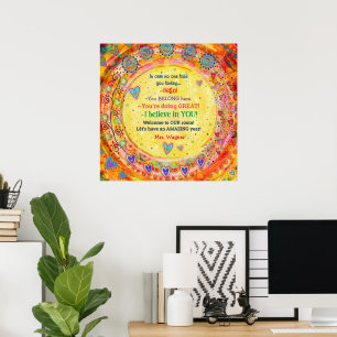Poster Accueil de l'enseignant Étudiants Salle de classe 