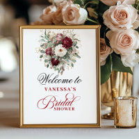 Accueil de Mariage Botanique Rouge Bordeaux