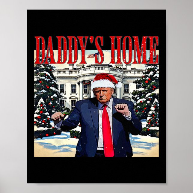 Poster Accueil de papa Edition Noël Maison Blanche Trump  (Devant)