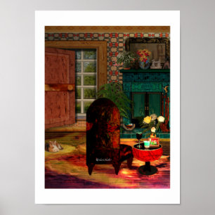 Poster Accueil Douce Maison conception créative de LeeMar