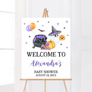 Poster Accueil du Baby shower de fantôme de Boo Little Pu