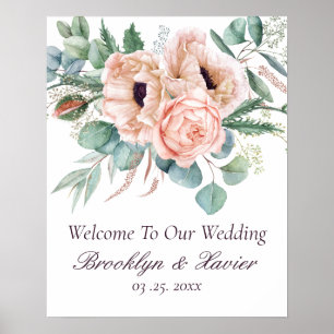 Poster Accueil du Mariage de radiance Poppy