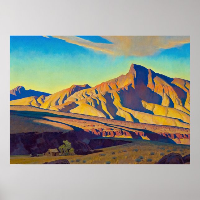 Poster Accueil du Rat du désert par Maynard Dixon (Devant)