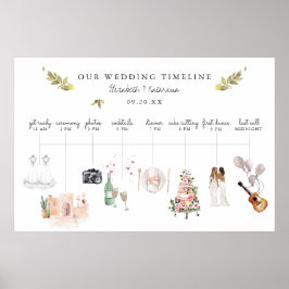 Poster Accueil du scénario d'itinéraire Mariage illustré