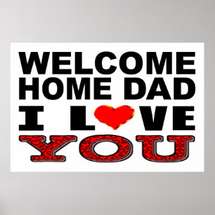 Poster Accueil Papa Je T'Aime